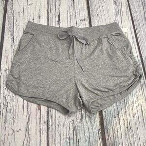 Amazon Essentials Women's Studio Terry Dolphin Short Gray  Size Medium